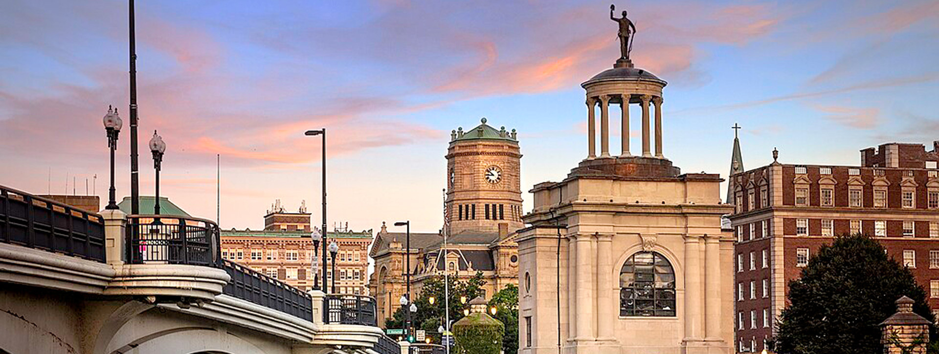Old style building tops